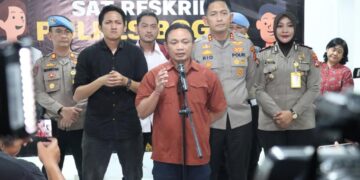 Polres Bogor Gelar Kasus Perkara Tertembaknya Anggota Densus di Cikeas Bogor