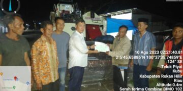 Gapoktan Karya Mulya Teluk Piyai Terima Hibah Bantuan Alsintan