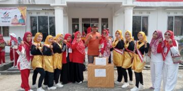 Memeriahkan HUT RI 78, TP PKK Kecamatan Kubu Adakan Berbagai Macam Perlombaan.