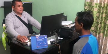 Terduga Penulis Tebak Angka Judi Togel Hongkong dan Sidney di Bekuk Personel Lidpamfik Denpom I/1 Pematang Siantar