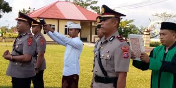Kapolres Kolaka Utara Pimpin Sertijab