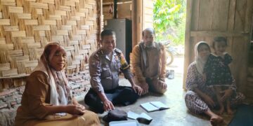 Kapolsek Bilah Hilir Lakukan Giat Antisipasi Stunting di Wilayahnya