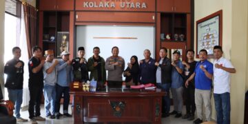 Perkuat Kemitraan Kapolres Kolaka Utara Siraturahmi dengan Wartawan