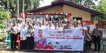 Polres Labuhan Batu Laksanakan Kegiatan Polri Peduli Literasi Distribusi Buku Sampai Pelosok Nusantara