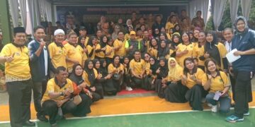 Pembukaan Turnamen Futsal dan Voli di SMA Negeri 1 Bagan Sinembah, di Hadiri Gubernur Riau 