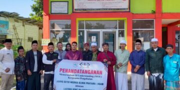 LAZISNU MWC Cigombong Tanda Tangani Kerjasama dengan Klinik Agung Setio Medika