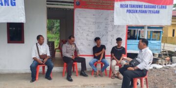 Polsek Panai Tengah Polres Labuhan Batu Laksanakan Giat Penyuluhan Bahaya Narkoba Kepada Warga