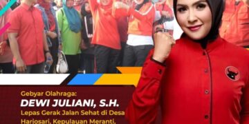 Sambutan Hangat Masyarakat Sambut Road Show Dewi Juliani di Kepulauan Meranti