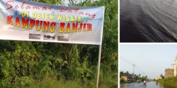 Kecewa Terhadap Penanganan Banjir, Warga Pasang Spanduk di Lokasi