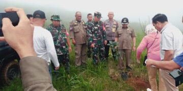 Penanaman Pohon untuk Penghijauan di Lahan PT. BJA, Begini Kata Danramil