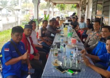 Jalin Sinergitas Kapolsek Bagan Sinembah Gelar Coffe Morning Bersama Insan Pers