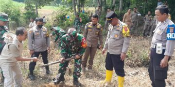 Danramil Gagas Aksi Penghijauan Penanaman Pohon di Arca Domas Desa Sukaresmi
