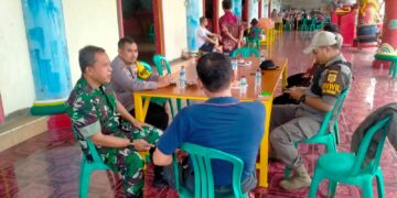 Pjs Danramil Hadiri Undangan dan Pengamanan Acara Sembahyang Umat Khonghucu di Cin Kun Bio Desa Pabuaran