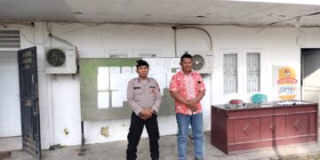 Polres Labuhan Batu Perketat Pengamanan Kantor KPU, Jelang Pemilu Menuju 32 Hari