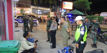 Batasi Ruang Gerak Pelaku Kejahatan, Polres Labuhanbatu Lakukan Patroli Gabungan 3 Pilar