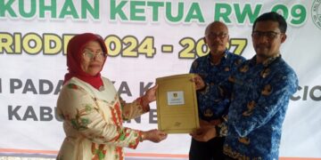 Pengukuhan Ketua RW 09 Periode Tahun 2024-2027 Kelurahan Padasuka Berjalan Sukses