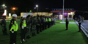 Pemilu Semakin Dekat, Kapolres Labuhanbatu Pimpin Patroli Gabungan 3 Pilar untuk Terjaminnya Kamtibmas