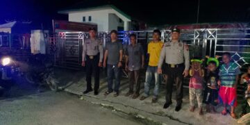 Patroli KRYD Polsek Kualuh Hilir Polres Labuhanbatu Menjaga Situasi Kamtibmas