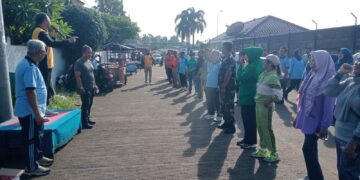 Kegiatan Senam Sehat Bugar di Gunungsindur