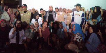 Semarak Nobar Debat Capres dan Cawapres Gerakan Amin di Desa Sukaresmi