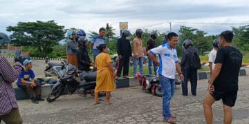 Kecelakaan Lalu Lintas Kembali Terjadi di Tugu Adipura Buana Rahabangga
