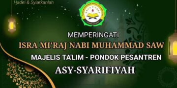 Peringatan Isra Miraj di Ponpes Asy-Syarifiyah Cipayung RW 07