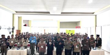 Kapolres Hadiri Rapat Pleno Terbuka Rekapitulasi Penghitungan Perolehan Suara Tingkat Kabupaten Kolaka Utara Pada Pemilu 2024