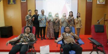 Sambut Hari Bakti Pemasyarakatan Ke-60, Lapas Tebing Tinggi Bersama RSUD Kumpulan Pane Laksanakan Donor Darah
