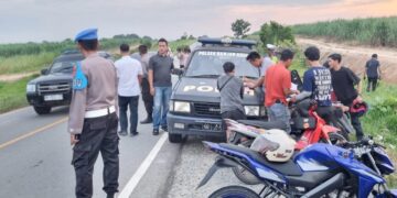 Polres Tulang Bawang Gelar Patroli Gabungan di Jalan Lintas Rawa Jitu PT BNIL, Ini Hasilnya