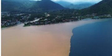 Tercemar Sungai dan Laut Diduga dari Aktivitas Tambang PT. Riota Jaya Lestari