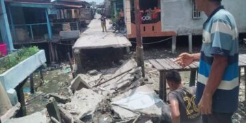 Menjelang Lebaran Jalan Damai Ambruk