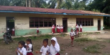 Kekurangan Ruang Kelas di SDN 005 Sungai Daun, Rohil
