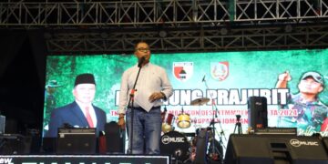 Penutupan TMMD TNI ke-120 dan Sosialisasi Perundang-Undangan Cukai di Desa Pangklungan, Wonosalam