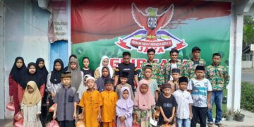 PAC GRIB Kecamatan Panai Hulu Beri Santunan 50 Anak Yatim Menjelang Idul Adha