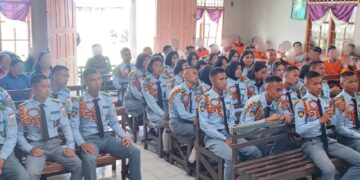 Kunjungan Berbagi Kasih Siswa SMA Negeri 1 Tarutung ke Rutan Tarutung