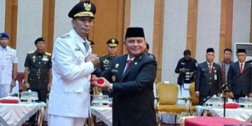 Pelantikan Yusmin sebagai Pj Bupati Kolaka Utara oleh Pj Gubernur Sulawesi Tenggara