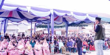 Masyarakat Sungai Bakau Giat Dukung Afrizal Sintong untuk Dua Periode