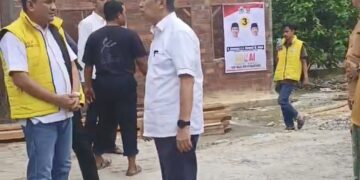 Antusias Masyarakat Rokan Hilir dalam Kampanye Suwai di Tengah Hujan