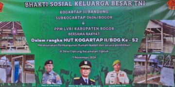 Karya Bakti HUT Ke-52 Kogartap II/Bdg di Bogor: Sebuah Pengabdian untuk Masyarakat