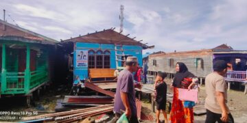 Data Korban Angin Puting Beliung di Panipahan Darat