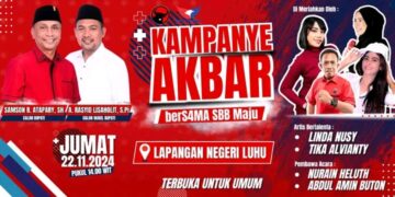 Persiapan Kampanye Akbar Pasangan Calon Bupati dan Wakil Bupati Seram Bagian Barat