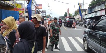 Pengamanan Ketat di Maulid Akbar Majelis Bin Yahya Oleh Anggota Koramil 0621-10/Cisarua