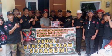 GRIB Jaya DPC Jakarta Selatan Salurkan Bantuan untuk Korban Bencana di Sukabumi