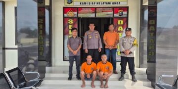 Penangkapan Pelaku Pencurian Seng di Tanjung Melawan