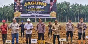 Taman Jagung Bersama Polsek Bagan Sinembah dan PT. Salim Ivomas Pratama Tbk