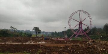 Proses Pembongkaran Hibisc Fantasy Puncak Hampir Rampung