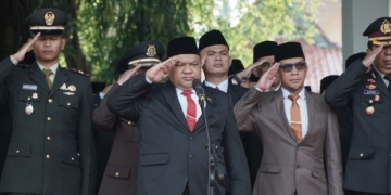Ketua DPRD Sukabumi Budi Azhar, Hadiri Upacara Hari Lahir Pancasila di Palabuhanratu