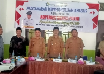Pemdes Rantau Panjang Kiri Hilir Resmi Bentuk Koperasi Merah Putih, Dorong Ekonomi Kerakyatan