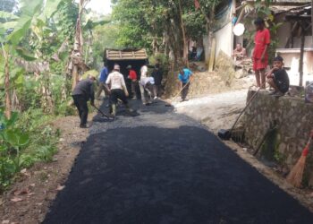 Tiga Titik Pembangunan, Pemdes Cibodas Realisasikan Dana Desa Tahap II Tahun 2025