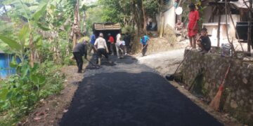 Tiga Titik Pembangunan, Pemdes Cibodas Realisasikan Dana Desa Tahap II Tahun 2025